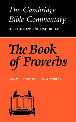 Beispielbild fr The Book of Proverbs (Cambridge Bible Commentaries on the Old Testament) zum Verkauf von BooksRun