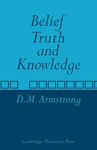 Beispielbild fr Belief, Truth and Knowledge zum Verkauf von Books From California