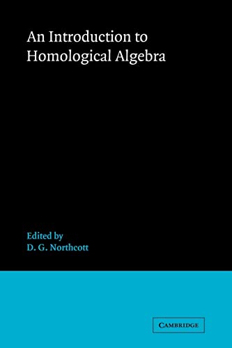 9780521097932: An Introduction to Homological Algebra