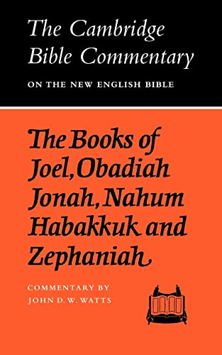 Beispielbild fr The Books of Joel, Obadiah, Jonah, Naham, Habakkuk and Zephaniah zum Verkauf von Better World Books: West