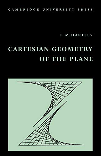 9780521098717: Cartesian Geometry of the Plane