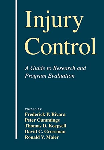 Beispielbild fr Injury Control: A Guide to Research and Program Evaluation zum Verkauf von HPB-Red