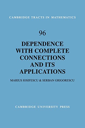 Stock image for DEPENDENCE WITH COMPLETE CONNECTIONS AND ITS APPLICATIONS for sale by Basi6 International