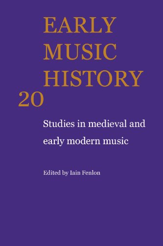 Beispielbild fr Early Music History 25 Volume Paperback Set: Early Music History: Studies in Medieval and Early Modern Music: Volume 20 zum Verkauf von Chiron Media