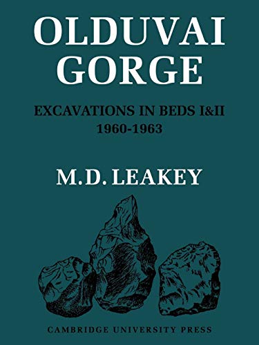 Imagen de archivo de Olduvai Gorge Volume 3 Excavations in Beds I & II 1960 - 1963 a la venta por Chequamegon Books