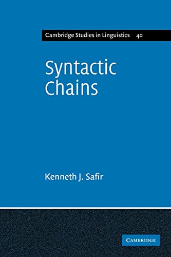 Beispielbild fr Syntactic Chains zum Verkauf von Ria Christie Collections
