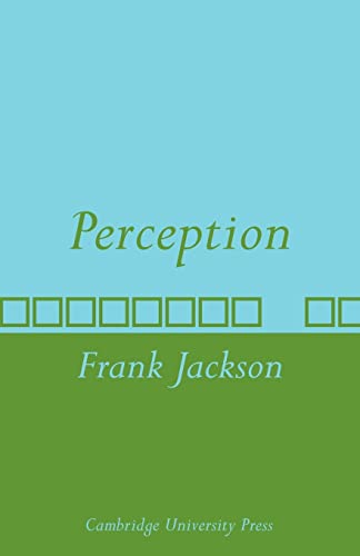 9780521107945: Perception: A representative theory