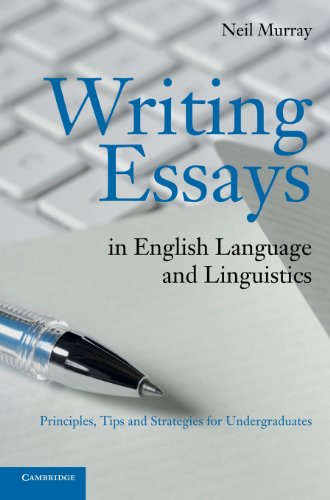 9780521111195: Writing Essays in English Language and Linguistics: Principles, Tips and Strategies for Undergraduates