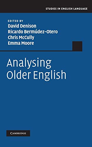 Stock image for Analysing Older English (Studies in English Language) for sale by Labyrinth Books