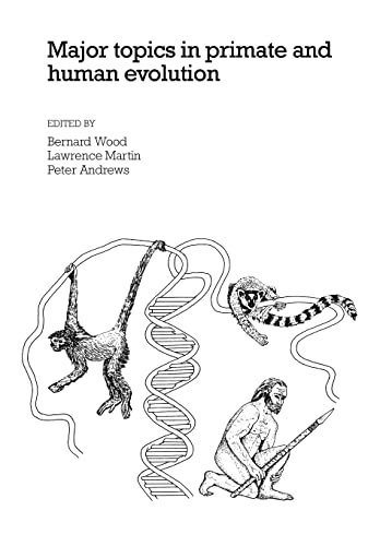 Imagen de archivo de Major Topics in Primate and Human Evolution a la venta por Revaluation Books