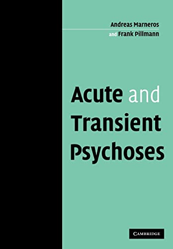Stock image for Acute and Transient Psychoses for sale by GF Books, Inc.