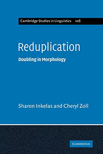 Imagen de archivo de Reduplication: Doubling in Morphology (Cambridge Studies in Linguistics) a la venta por Chiron Media