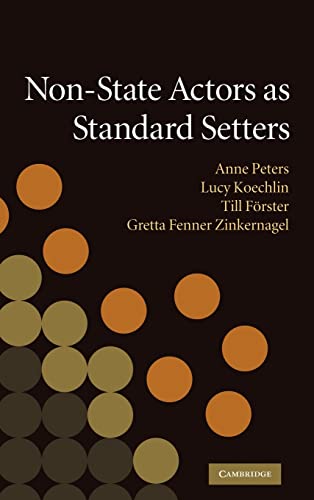 Non-State Actors As Standrd Setters Hb - Vv.Aa.