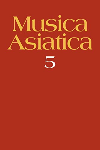9780521116619: Musica Asiatica: Volume 5