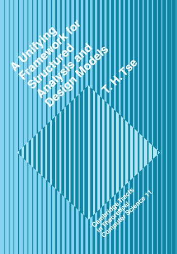 Beispielbild fr A Unifying Framework for Structured Analysis and Design Models: An Approach Using Initial Algebra Semantics and Category Theory (Cambridge Tracts in Theoretical Computer Science, Series Number 11) zum Verkauf von Ria Christie Collections