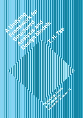 9780521117876: A Unifying Framework for Structured Analysis and Design Models: An Approach Using Initial Algebra Semantics and Category Theory