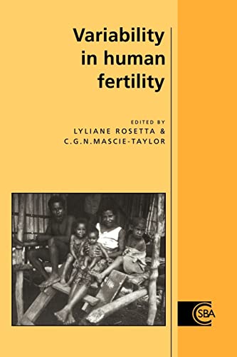 Beispielbild fr Variability in Human Fertility zum Verkauf von Better World Books Ltd