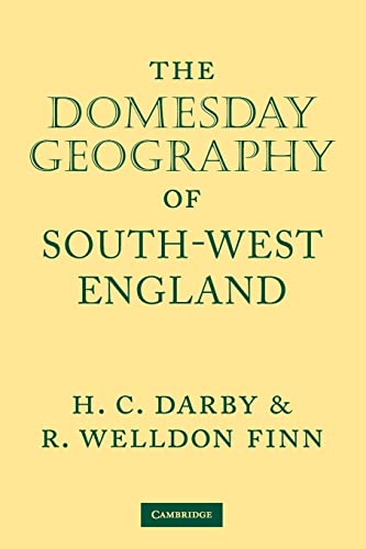 Stock image for The Domesday Geography of South-West England (Domesday Geography of England) for sale by Lucky's Textbooks