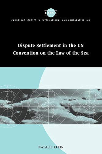 Beispielbild fr Dispute Settlement in the UN Convention on the Law of the Sea: 39 (Cambridge Studies in International and Comparative Law, Series Number 39) zum Verkauf von WorldofBooks