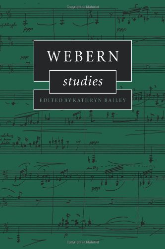 Beispielbild fr Webern Studies (Cambridge Composer Studies) zum Verkauf von Lucky's Textbooks