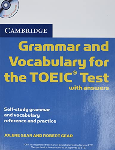 Stock image for Cambridge Grammar and Vocabulary for the Toeic Test with Answers and Audio CDs (2): Self-Study Grammar and Vocabulary Reference and Practice (Book & Audio CD) for sale by medimops