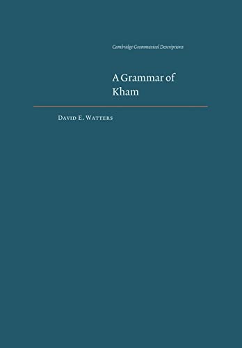 9780521120517: A Grammar of Kham