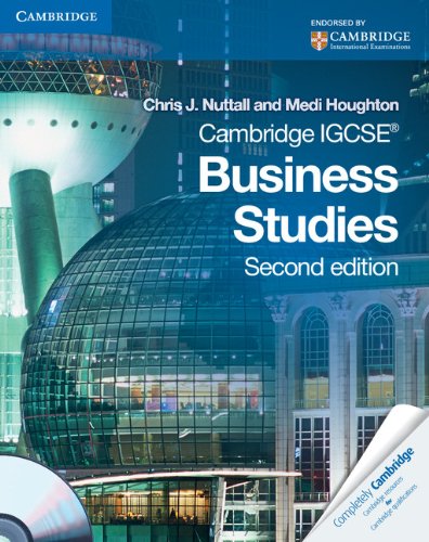 Cambridge IGCSE Business Studies Coursebook with CD-ROM (Cambridge International IGCSE) (9780521122108) by Nuttall, Chris J.; Houghton, Medi