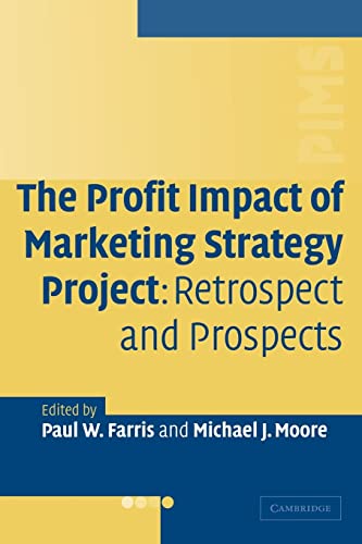 9780521123457: The Profit Impact of Marketing Strategy Project: Retrospect and Prospects