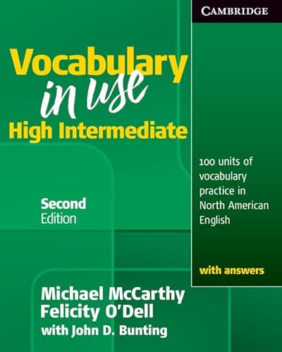 Imagen de archivo de Vocabulary in Use High Intermediate Students Book with Answers a la venta por Goodwill Southern California