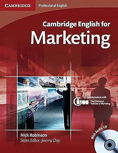 9780521124607: Cambridge English for Marketing Student's Book with Audio CD (Cambridge English For Series)