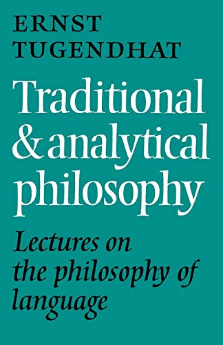 Imagen de archivo de Traditional and Analytical Philosophy: Lectures on the Philosophy of Language a la venta por HPB-Red