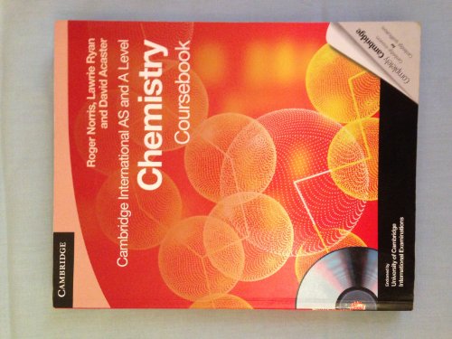 Stock image for Cambridge International AS and a Level Chemistry Coursebook for sale by Better World Books
