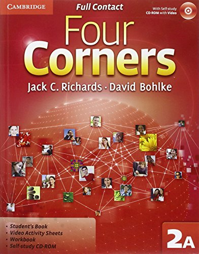 Beispielbild fr Four Corners Level 2 Full Contact a with Self-Study CD-ROM [With CDROM] zum Verkauf von Buchpark