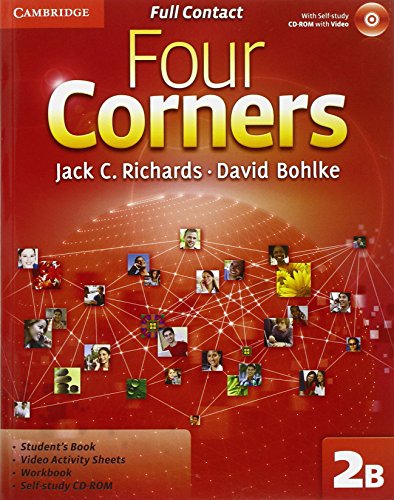 Beispielbild fr Four Corners Level 2 Full Contact B with Self-study CD-ROM zum Verkauf von MusicMagpie