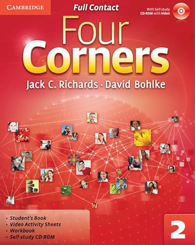 9780521126748: Four Corners Level 2 Full Contact with Self-study CD-ROM