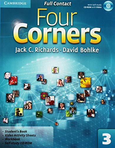 9780521127363: Four Corners Level 3 Full Contact with Self-study CD-ROM