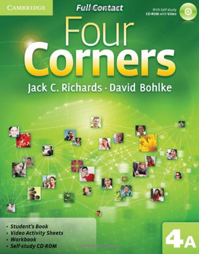 Four Corners Level 4 Full Contact A with Self-study CD-ROM (9780521127585) by Richards, Jack C.; Bohlke, David