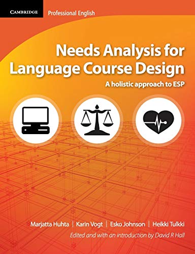 Imagen de archivo de Needs Analysis for Language Course Design a la venta por Books Puddle