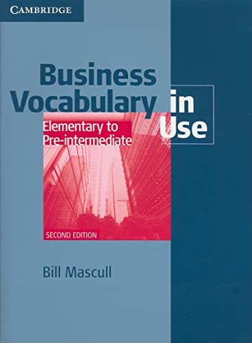 Stock image for Business Vocabulary in Use Elementary to Pre-intermediate with Answers (Cambridge International Corpus) for sale by AwesomeBooks