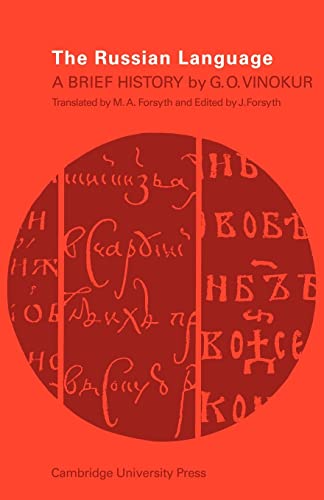 9780521131544: The Russian Language: A Brief History