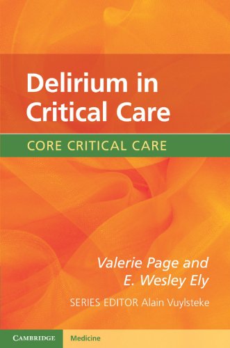 Imagen de archivo de Delirium in Critical Care a la venta por ThriftBooks-Dallas