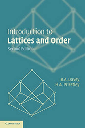 9780521134514: Introduction to Lattices and Order South Asian Edition 2E [Paperback] DAVEY