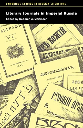 Beispielbild fr Literary Journals in Imperial Russia (Cambridge Studies in Russian Literature) zum Verkauf von Books Unplugged