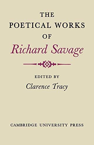 The Poetical Works of Richard Savage