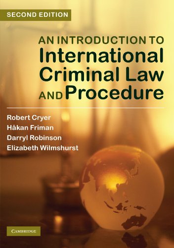 Beispielbild fr An Introduction to International Criminal Law and Procedure zum Verkauf von Better World Books