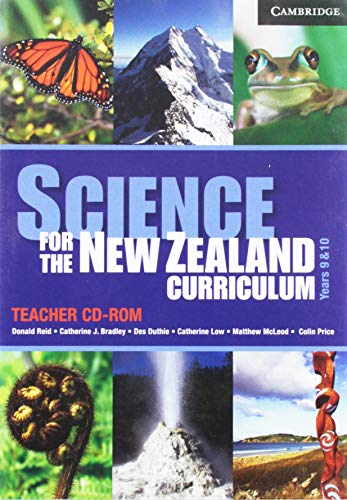 Science for the New Zealand Curriculum Years 9&10 Teacher CD-Rom (9780521138222) by Reid, Donald; Bradley, Catherine; Duthie, Des; Low, Catherine; McLeod, Matthew; Price, Colin