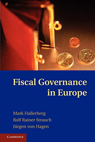 Stock image for Fiscal Governance in Europe (Cambridge Studies in Comparative Politics) for sale by GF Books, Inc.