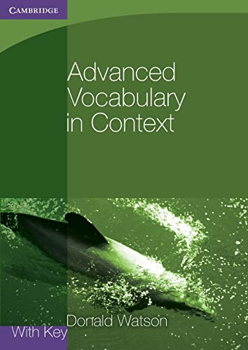 Beispielbild fr Advanced Vocabulary in Context with Key (Georgian Press) zum Verkauf von medimops