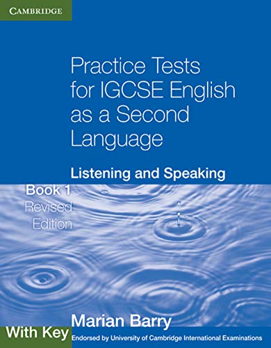 9780521140539: Practice Tests for IGCSE English as a Second Language: Listening and Speaking Book 1 with Key (Cambridge International IGCSE)