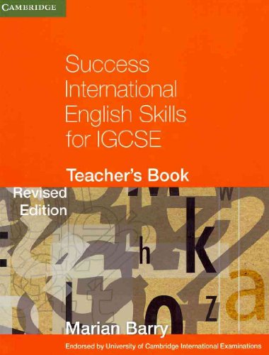 Imagen de archivo de Success International English Skills for IGCSE Teacher's Book (Georgian Press) a la venta por AMM Books